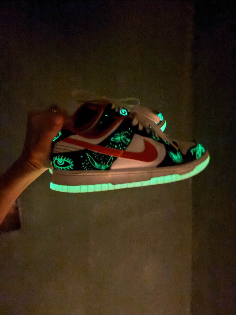 Women’s Halloween Nike Dunks— Glow Sneakers
